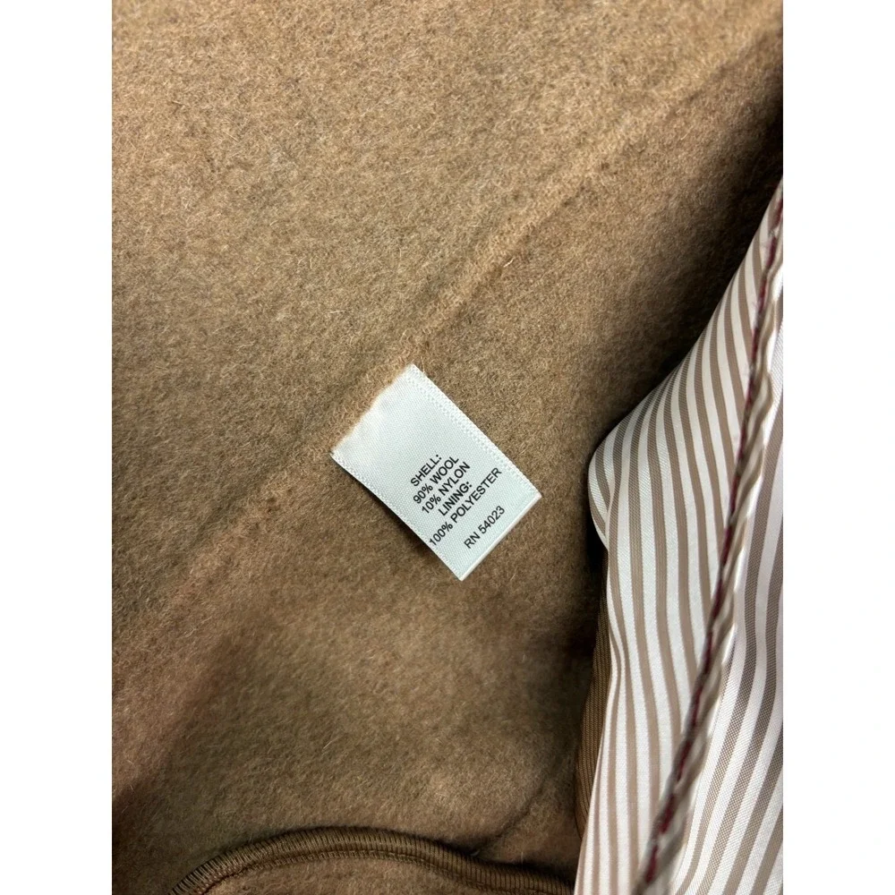 Banana Republic 38R Charcoal Heavy Flannel Wool Blazer Jacket Sport Coat Soft